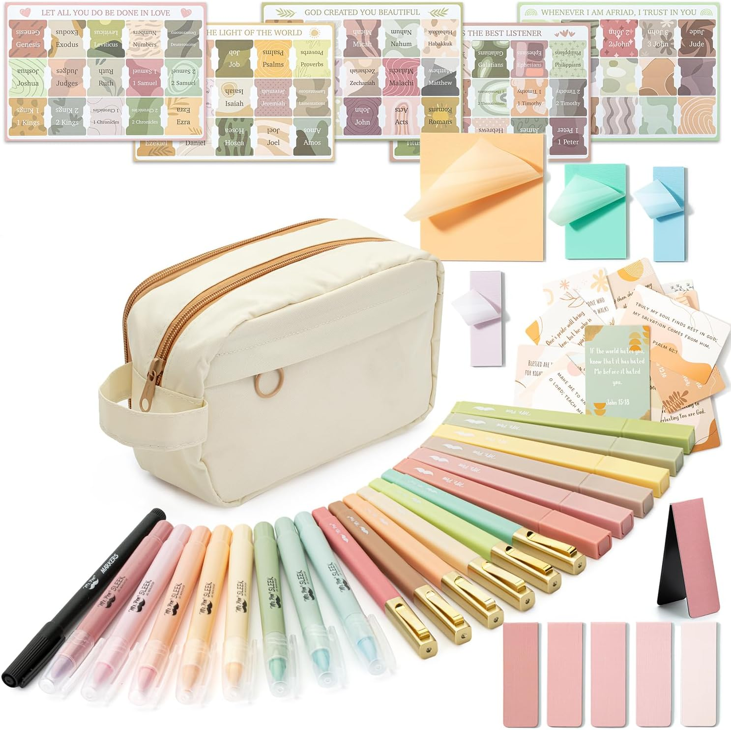 Bible Journaling Kit – No Bleed Highlighters & Pens – Bible Study Supplies For Journaling, Gift, Christmas - View #12