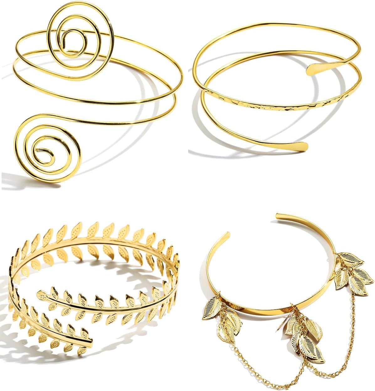 4-6 PCS Adjustable Arm Cuff Bracelets Set