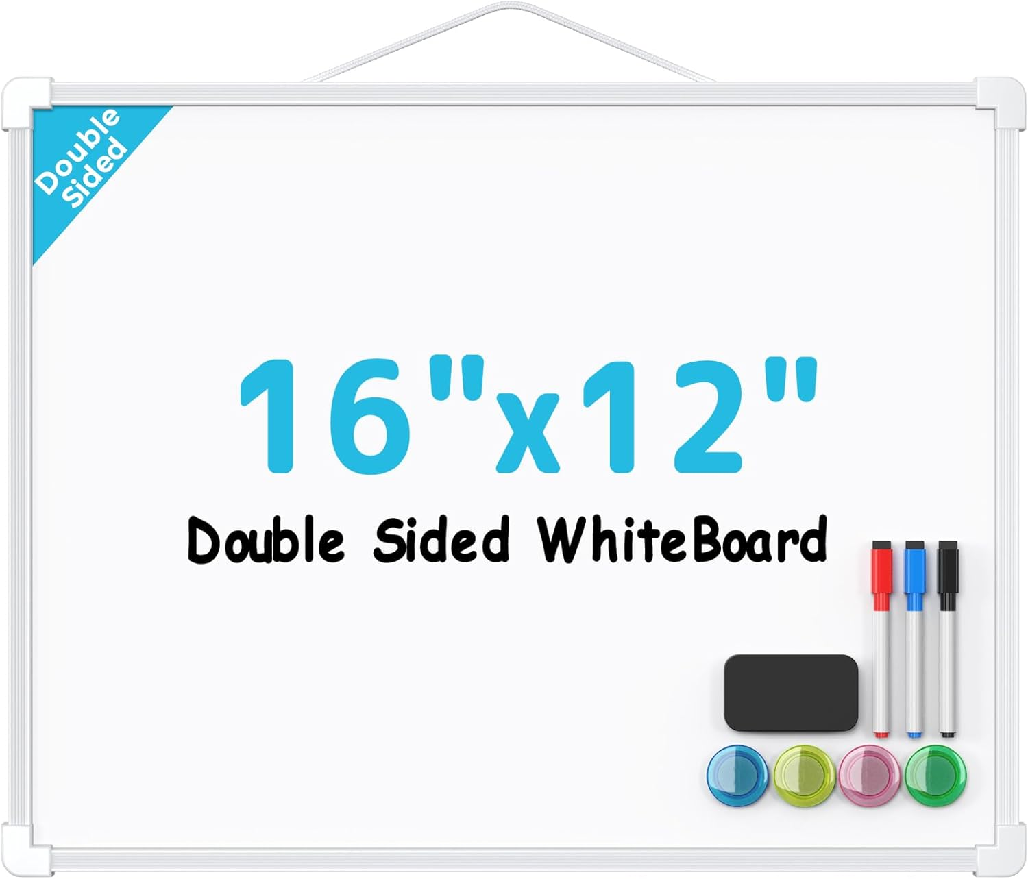 Maxgear Double-Sided Dry Erase Board for Wall, 16
