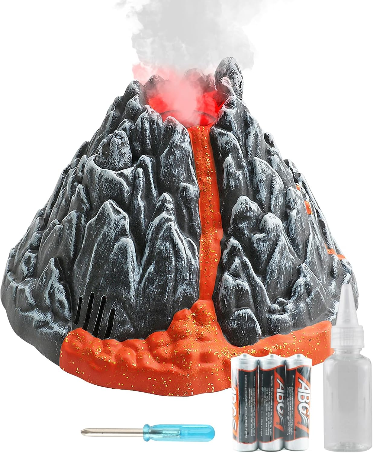 Volcano Toy for Kids Mist-spouting Volcano Model with Dinosaur Sounds
